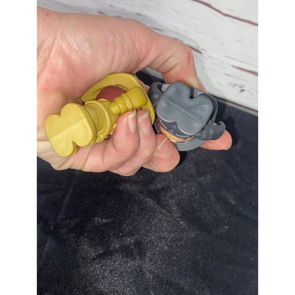 Fisher Price Little People Fire Fighter Chief Captain #1 & #2 Toy Mini Figures 2 - Picture 5 of 5